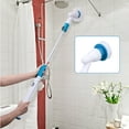 thumbnail image 3 of Cooltop Electric Spin Scrubber Power Brush Floor Scrubber Cordless Shower Scrubber with 3 Replaceable Brush Heads Adjustable Extension for Tub, Tile, Floor, Wall, 3 of 12