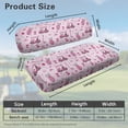 thumbnail image 7 of Yuyamidu Pink Golf Theme Golf Carts Split Seat Covers 2-Piece Club Car Seat Covers for Women Keep You Comfortable Universal Fit Your Golf Cart, 7 of 7