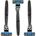 thumbnail image 2 of Equate Men’s 3 Blade Disposable Razors, 2 of 3