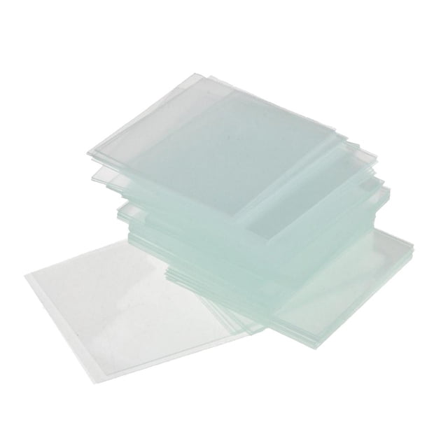Portaobjetos de Microscopio de en 100pc Cubreobjetos de Cubierta de Cuadrado Previamente Limpios Cubreobjetos Zulema Portaobjetos de microscopio