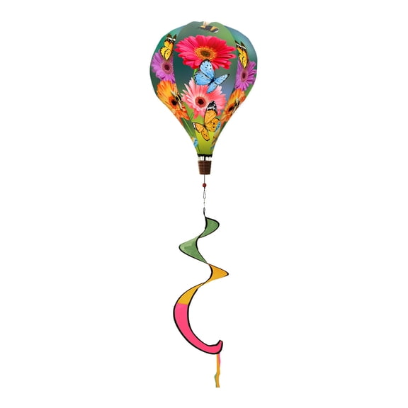Briarwood Lane Spring Garden Gerber Daisies Balloon Wind Twister 54x12 For Spring Balloon