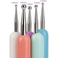 thumbnail image 4 of 5 Pcs Pattern Tracing Stylus, Ball Embossing Stylus for Transfer Paper, Tracing Tools for Drawing, Embossing Tools for Paper, Art Dotting Tools for Nail Art, Ball Tip Clay Tools Sculpting Stylus, 4 of 7