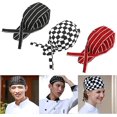 thumbnail image 5 of 5 piezas de gorro de chef de algodón ajustable, gorro de chef japonés, pañuelo para cocinar alimentos en la cocina, 5 of 5