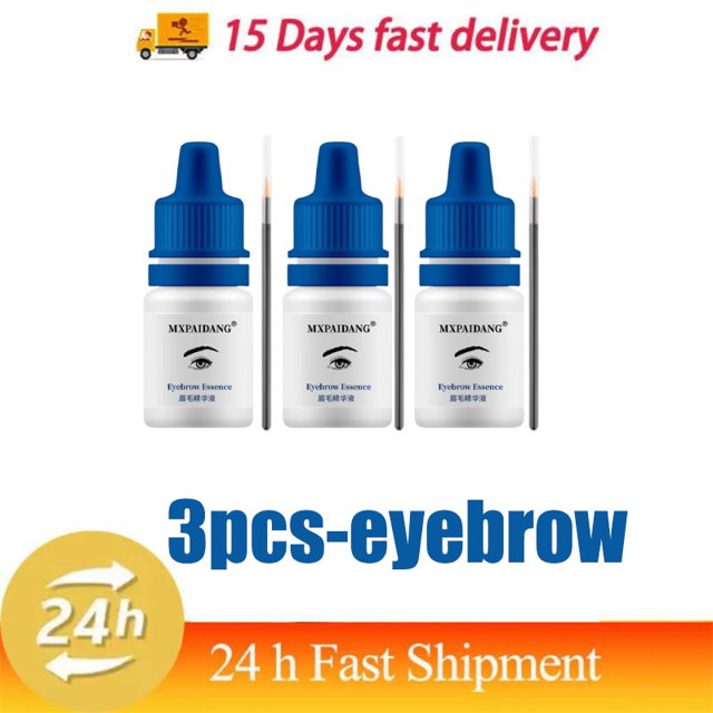Suero de crecimiento rápido de cejas, producto antipérdida de cabello para pestañas, previene la calvicie, alargamiento más grueso, maquillaje de cejas