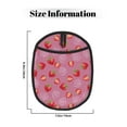 thumbnail image 3 of Pofeuu Cute Strawberry Print Silicone Pot Mat Mitten With Hanging Loop Heat Resistant Oven Mitts Non-Slip Bbq Baking Smoking Potholders, 3 of 7