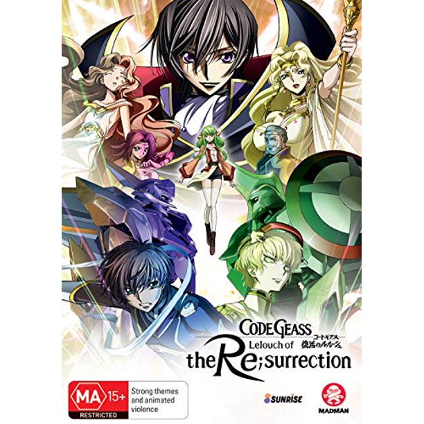 Code Geass Lelouch Of The Re Surrection 19 Code Geass Fukkatsu No Lelouch Non Usa Format Pal Reg 2 4 Import Australia Walmart Com