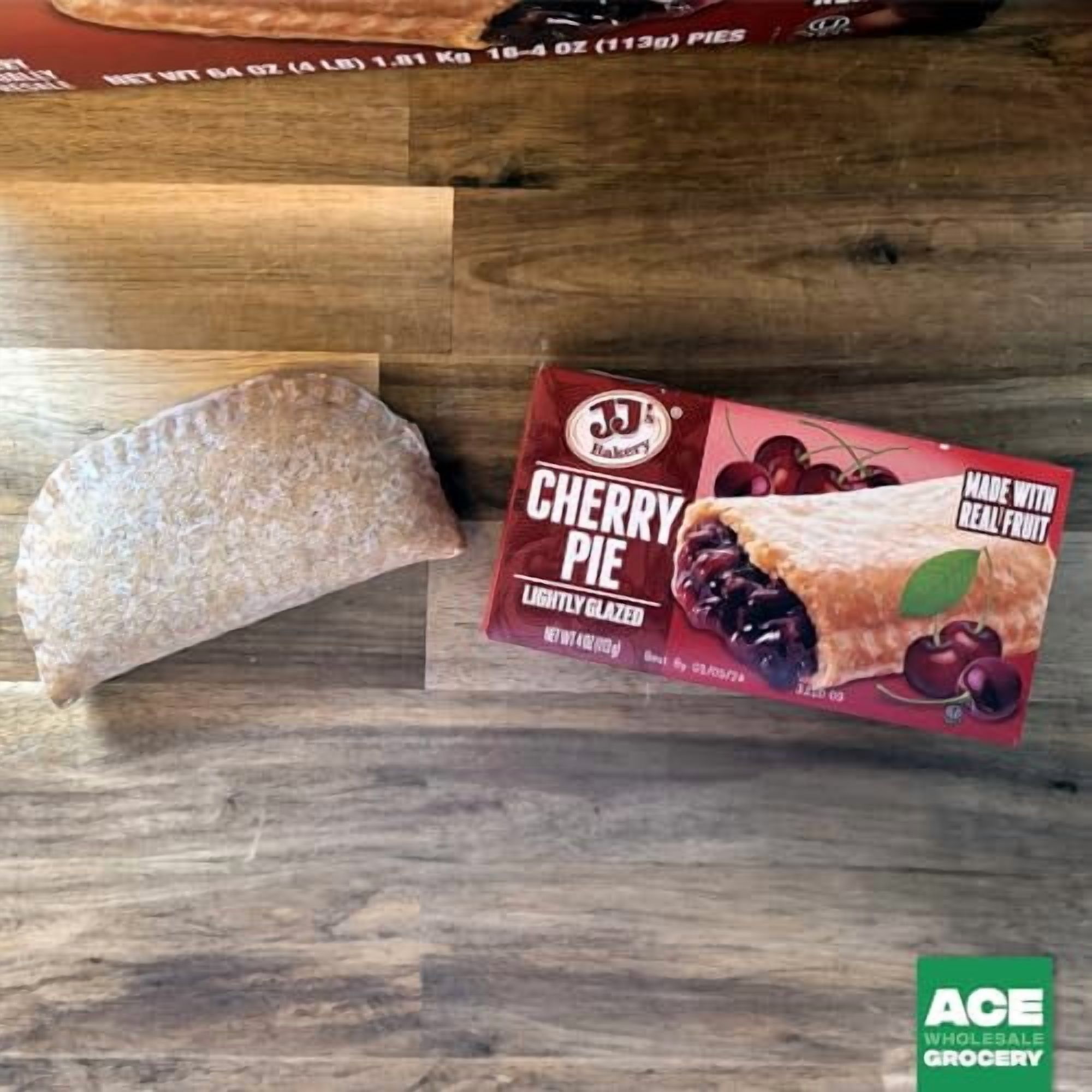JJ's Bakery, Lightly Glazed Cherry Pie, 4 oz, 16-Count