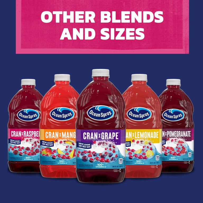 Ocean Spray Cran-Raspberry Juice Drink, 64 fl oz, 8 Pack photo 8