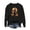 Black, variant on Halloween Sweatshirt for Women Crewneck Sweatshirt with Soft Cozy Interior in Comfort for Women Apparel Sky Blue XXL