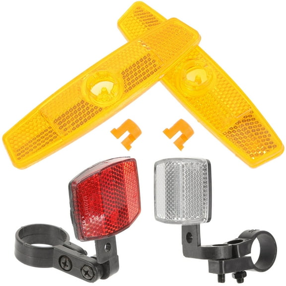 HEMOTON Bike Wheel Lights for Night Riding Reflector Rear Front and Reflectors