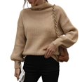 thumbnail image 1 of Pull d'Hiver Décontracté pour Femmes Manches Longues Chaud Doux, 1 of 3