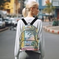 thumbnail image 7 of FORMRS Mini Backpack Purse for Women Travel Daypack Casual Shoulder Bag, Ocean Boat, 7 of 7