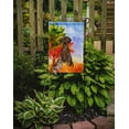 thumbnail image 2 of Carolines Treasures CK1951GF Fall Chocolate Labrador Retriever Garden Size Flag, 2 of 3