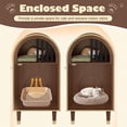 thumbnail image 7 of Mirightone Wood Cat Litter Box Enclosure Furniture for 2 Cats, 2-in-1 Hidden Litter Box Cabinet with 2-Level Cozy Cat Bed, Cat House Shelter for Living Room & Bedroom, Espresso, 7 of 7