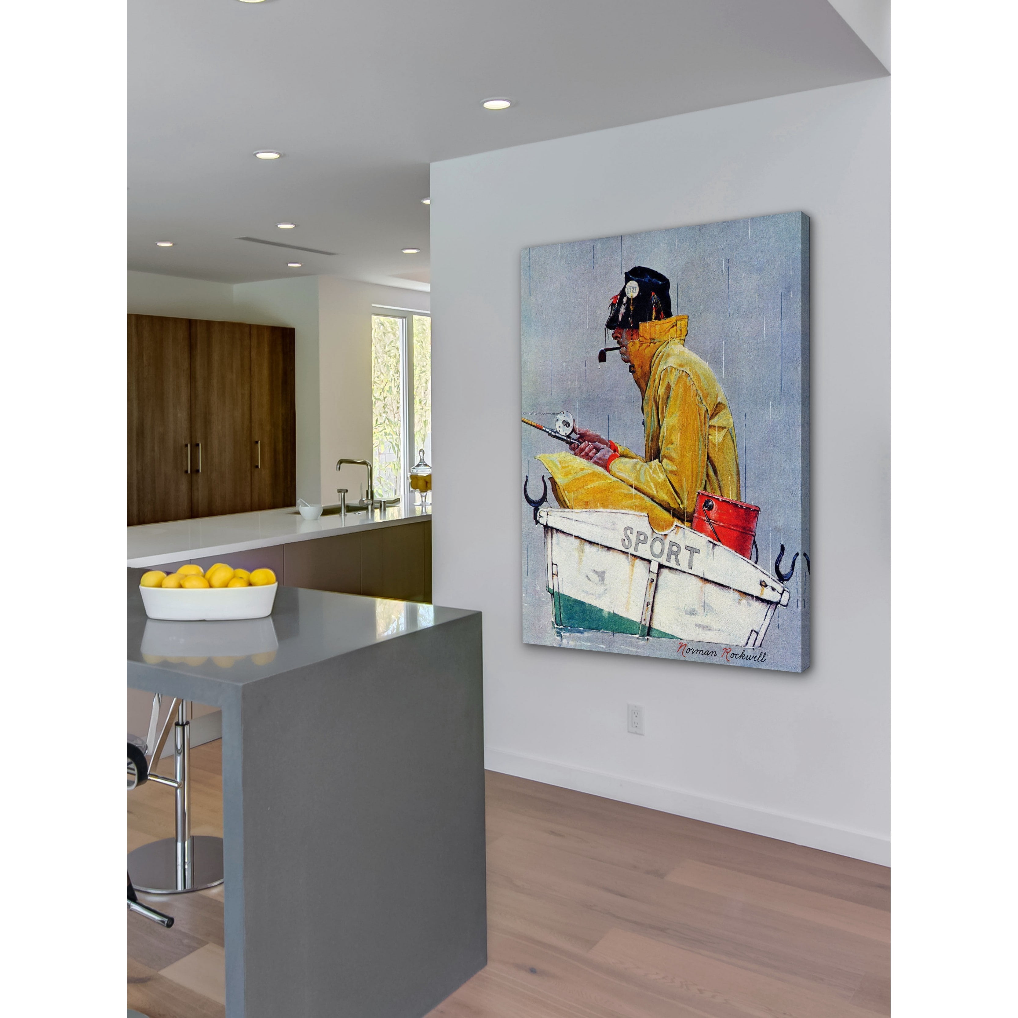 Marmont Hill Sport by Norman Rockwell Painting Print on Canvas