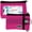EV Pink, variant on Surfshorts Flow Wallet - Ultra Thin Slim Card RFID Wallet For Men with Keyring Attachment & Quick Drying Mesh (EV Pink)