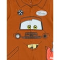 thumbnail image 3 of Disney Pixar Cars Tow Mater Newborn Baby Boys Zip Up Coverall Newborn to Little Kid, 3 of 5