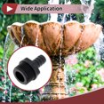 thumbnail image 3 of Unique Bargains Plastic Hose Barb Fitting 5/8" 1/2"BSPT Male Thread Straight Pipe Connector 5 Pcs, 3 of 7