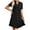 Black, variant on Jamicy Womens Summer Sleepwear Dresses Valentine's Day Gifts Nightgowns for Women Button Down Pajamas Tops Short Sleeve Sleepwear V-Neck Sleepwear