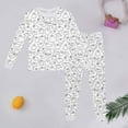 thumbnail image 1 of Girls DIY Doodle Hand Painted Pajama Set Sleepwear Comfortable Elastic Waist Loungewear For Spring And Summer Seasons, 1 of 2