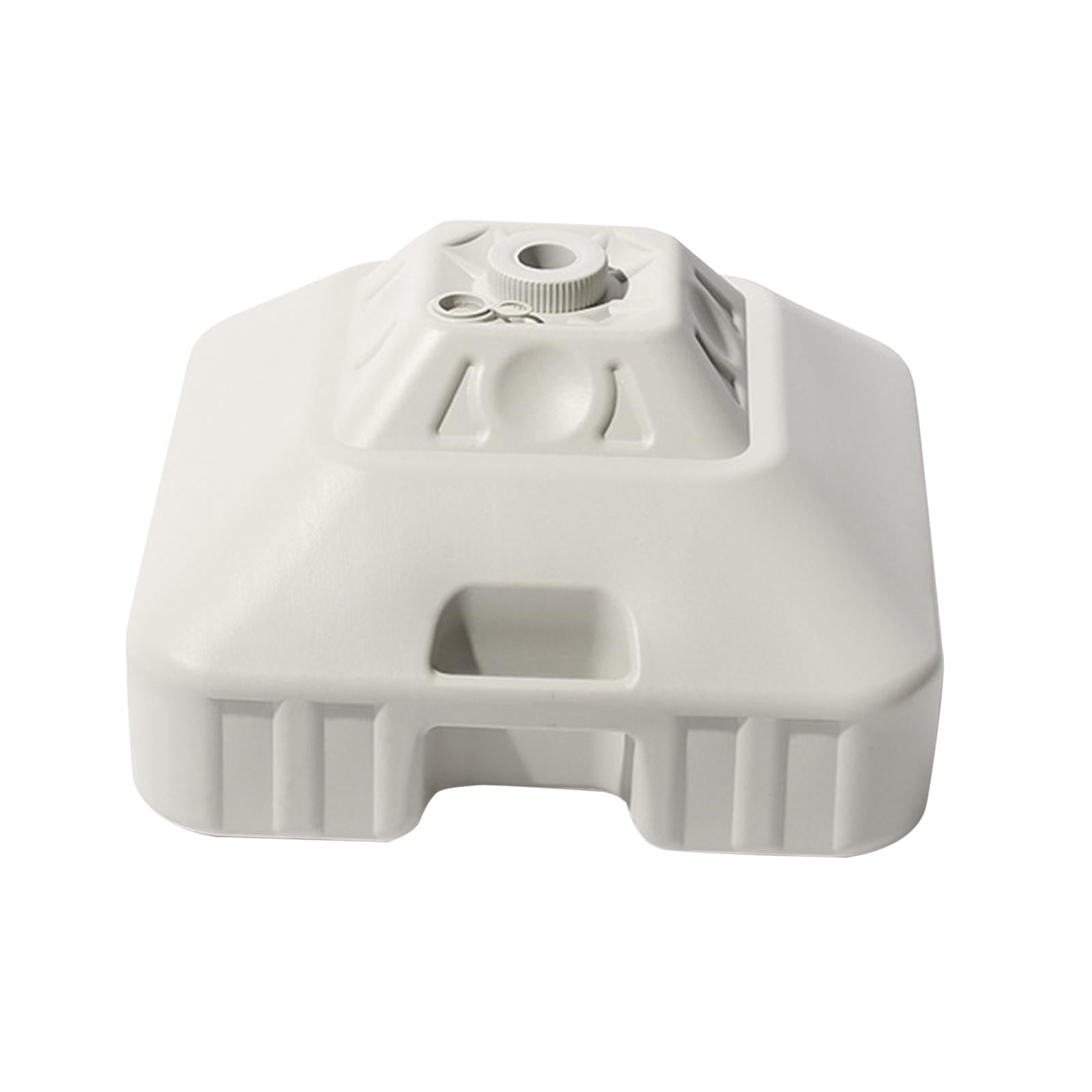 Aymzbd Umbrella Base Stand Beach Umbrella Stand 30L Weight Shelter Patio Umbrella Stand White