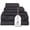 Dark Gray, variant on Premium Staple Cotton Bathroom Towel Set - Gray 600 GSM 6-Piece Luxury Bath Towel Set 3 Stripe - 2 Bath Towels, 2 Hand Towels & 2 Washclothes Set - High Absorbent & Quick Dry for Gym, Spa, Hotel