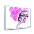 thumbnail image 2 of Designart Afro American Woman Fashion Portrait FLOAT FRAME WALL ART, 2 of 4