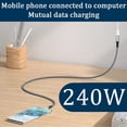 thumbnail image 6 of EROCK Thunderbolt 4 USB C Cable Charger Data 40Gbps PD 240W Single 8K/Dual 4K Display, 6 of 12