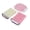 Roseate & Beige, variant on NFTIGB 4pcs African Net Sponge Long Bath Exfoliating Back Scrubber with Bathing Gloves Set, Roseate & Beige