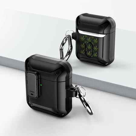 Duo Shield Secure Lock Designed For Apple AirPods Generation 1 & 2 With Hook  Black/Black price history on PriceWatchPro
