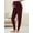 Wine red, variant on Yawrut Women's Wine red Maternity Pants, Casual High Waist Abdominal Support Leg Bundle Sports Casual Pants