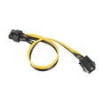 thumbnail image 3 of Uxcell PCIe Cable 6 Pin Female to 8 Pin (62) Male PCI Express Power Adapter Cable GPU Power Supply Cable 320mm, 3 of 6