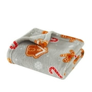 Parent's Choice Heritage Holiday Baby Blanket, Gray, 30" x 36"