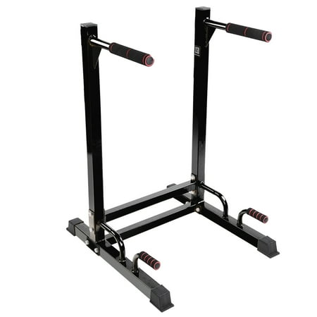 WALFRONT Durable Steel Dip Dipping Knee Raise Station Stand for Home Gym Fitness Exercise, Knee Raise Station, Dip
