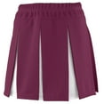 thumbnail image 2 of Augusta M Ladies Liberty Skirt Maroon/White 9115, 2 of 2