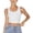 White, variant on Womens Tomboy Seamless Compression Bra Top Minimizer Crop Shaper Breathable Elegant Shapewear Black L