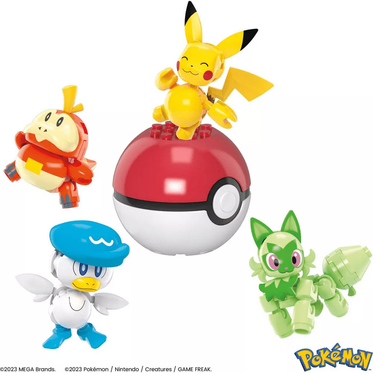 MEGA Pokemon Action Figure Building Toys, 79-Piece Paldea Team Set