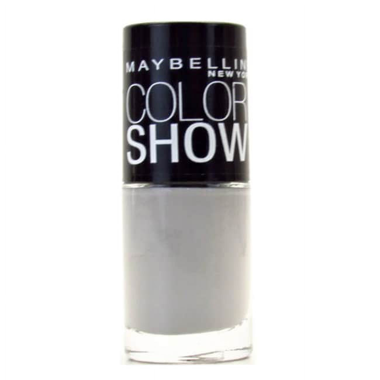 Maybelline New York Color Show Nail Lacquer, Audacious Asphalt, 0.23 Fluid Ounce - image 2 of 2