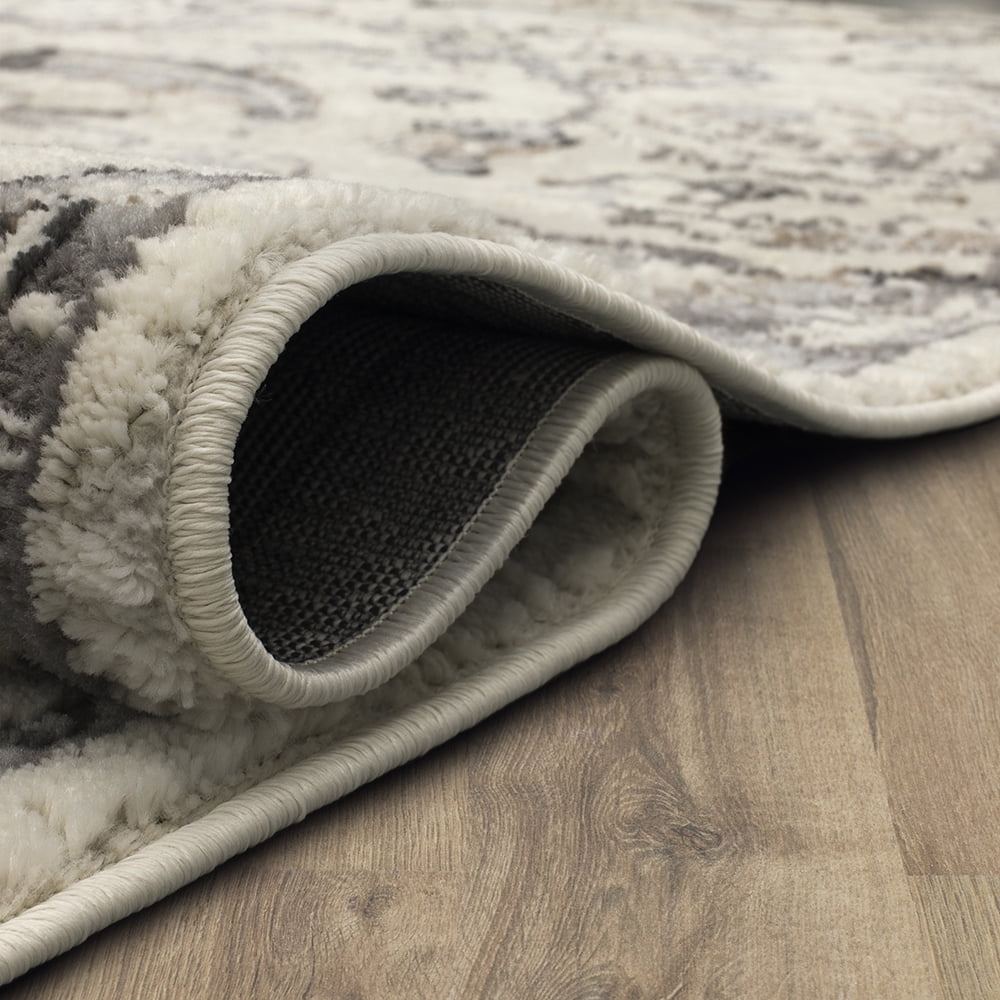 Mohawk Home Cadmus Indoor Woven Area Rug, Grey, 2' x 8'