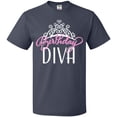 thumbnail image 3 of Inktastic Birthday Diva in Pink with Tiara T-Shirt, 3 of 5