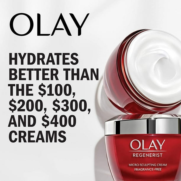 Olay Regenerist MicroSculpting Cream Face Moisturizer with Hyaluronic