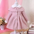 thumbnail image 2 of LUOGENLI Girls Jackets Toddler Girls Winter Windproof Coat Jacket Kids Button Shawl Warm Outerwear Jacket Girls Jackets Size 8-10 Girls Jackets Size 10-12 Lightweight 12-18 Months, 2 of 9