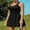 Black-V Back, variant on Women's V Back Tennis Golf Dress with Shorts and Built-in Bra Athletic Dress with Pockets