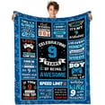 thumbnail image 1 of LHSHID 9 Year Old Boy Gifts Birthday Gifts for 9 Year Old Boys Kids Blanket Warm Flannel Throw Blankets for Boys 9 Year Old Boy Birthday Gifts Ideas 40"x50", 1 of 7