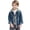 Grey, variant on TBWNWG Boys Denim Jacket Hooded Two Piece Design Children Casual Winter Outerwear Coats Kids