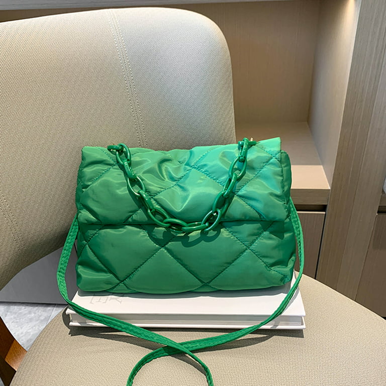 Small Nylon Crescent Crossbody Bag for Women Men Trendy,Travel Sling Bag