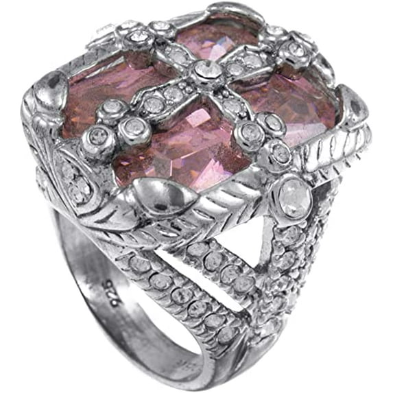Bold & Beautiful Ladies Cocktail Bling Iced CZ Ring RL192 (6)