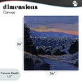 thumbnail image 4 of Stupell Industries Contemporary Desert City Lights At Dusk Canvas Art, 36 x 36, by Kate Jarvik Birch, 4 of 8