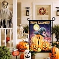 thumbnail image 4 of Happy Halloween Garden Flag,12.5x18 Inch Vertical Double Sided Shouting Pumpkin Yard Flag, Halloween Decorations for Outdoor, Rustic Farmhouse Decor for Seasonal Holiday, 4 of 6