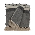 thumbnail image 4 of Parkland Collection Alia Eclectic Beige 52" x 67" WOVEN HANDLOOM Throw, 4 of 6